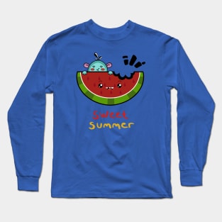 Sweet Summer Watermelon Long Sleeve T-Shirt